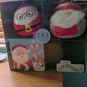 Aldi exclusive squishmallow Christmas book and plush pack
